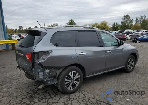 2017 Nissan Pathfinder S из США, поврежденный, VIN 5N1DR2MM8HC910355